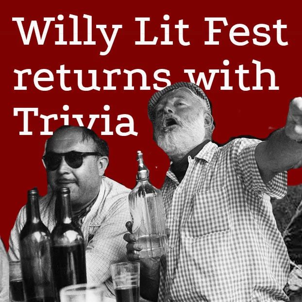 Think you’ve got what it takes to beat the best on March 24?

Willy Lit Fest returns with our annual Trivia Night! We’ll be back at the Pirates Tavern for an evening of questions, announcements, festivities and fun as we return to a more ‘normalised’ way of life. Gather your friends, hit the books and join us as we finally come together again for the first time in two years!

SAVE THE DATE March 24, 7.30pm at The Pirates Tavern. Tickets ($20) can be purchased via TryBooking. Link is in the bio or via the Willy Lit Fest website. 

Enter as a team or join one on the night. BYO snacks. Can't wait to see you there!

#trivia #litfest #amreading #currentlyreading #williamstown #willylitfest #dayslikethese #hobsonsbay